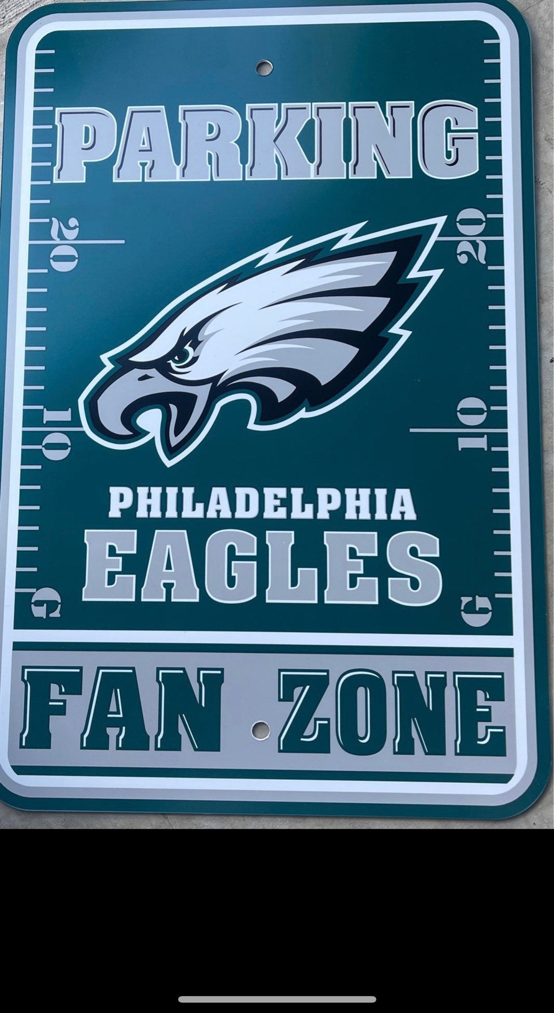 Philadelphia Eagles Parking Sign Etsy