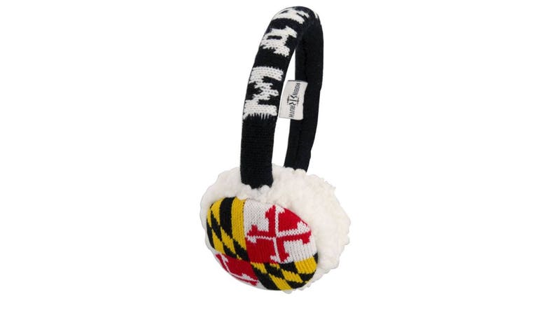 Maryland Flag Warm Womens Adult Ear Muffs One Size Fits Most