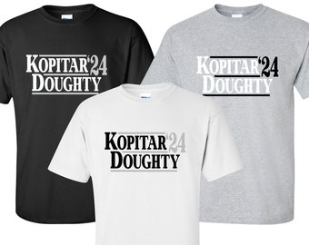 New "Kopitar Doughty '24" T-Shirt | Available in Sizes S-4XL | Available in 3 Colors | 100% Cotton