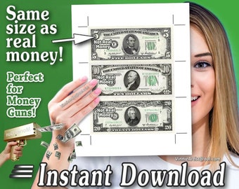 20 Dollar Bill Front Actual Size