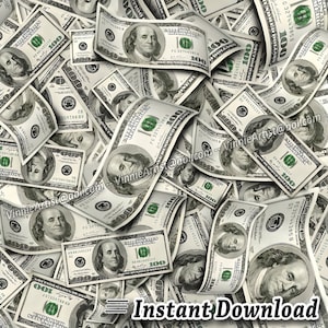 Money Dollars, Dollar Bill Tumbler Wrap Graphic by Skye Design