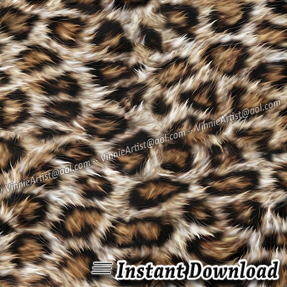 Realistic Leopard Faux Fur Print Pattern Background Image Wallpaper Wrapping Paper Collage Digital Sublimation Fire Skin Animal Texture