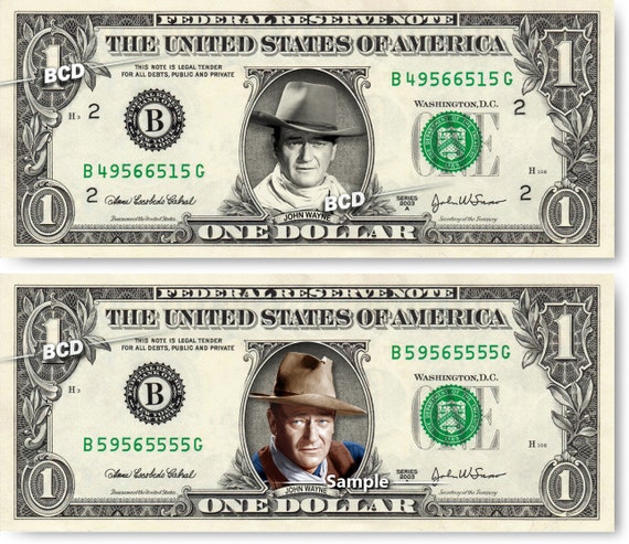 John Wayne /"The Duke/" Colorized Coin /& Currency Set in 8/" x 10/" Frame