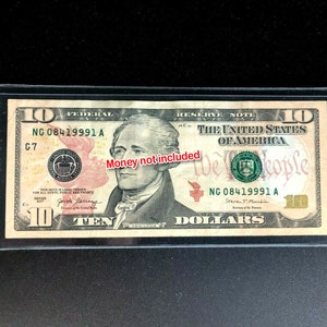 1x Semi-rigid Vinyl Money Protector Sleeve Us Dollar Bill Currency Holders Bcw