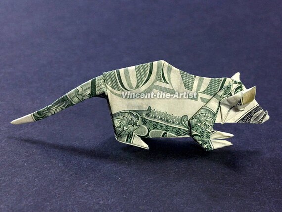 Maus Ratte Geld Origami Dollar Bill Tier Ratte Nagetier Cash Bildhauer Banknote Handgefertigt