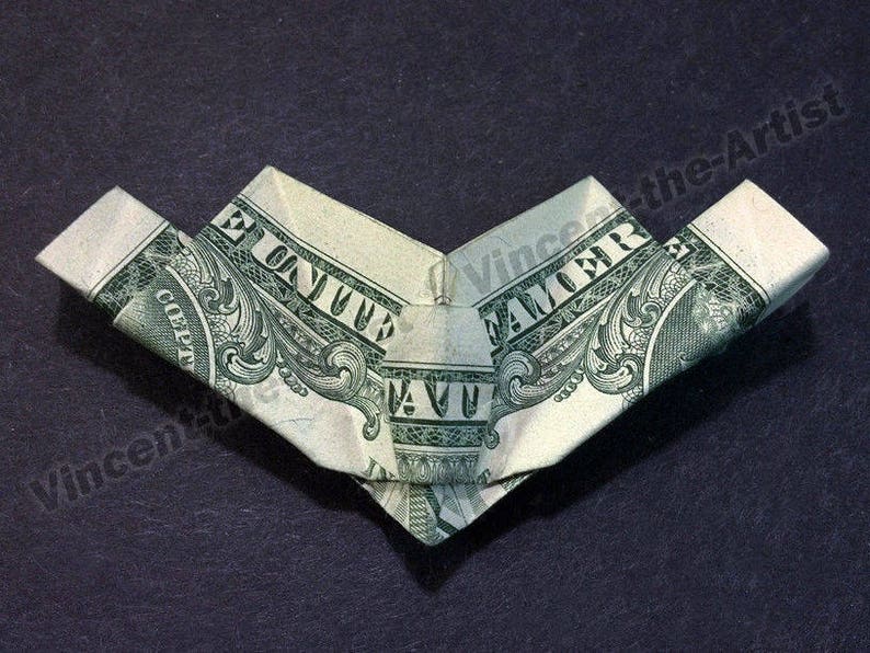 B 2 Stealth Bomber Jet Fighter Money Origami Dollar Military Etsy - image 0