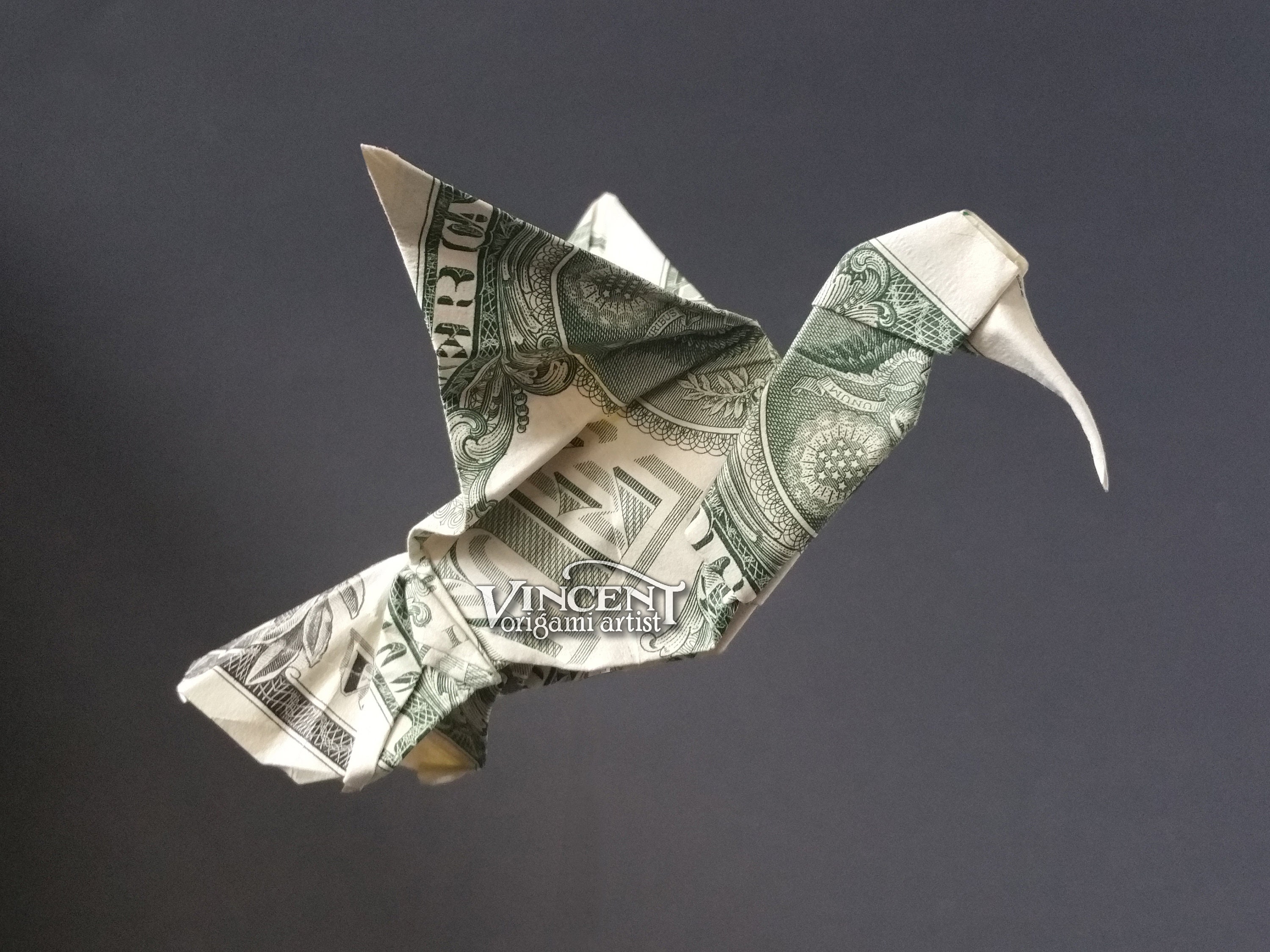 Bird Dollar Bill Origami Transform Currency into Avian Art all about