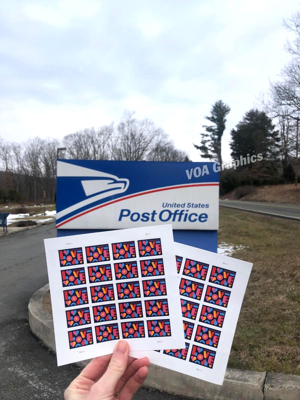 Sheet of 20 LOVE Forever Postage Stamps 2021 Postal Post Etsy