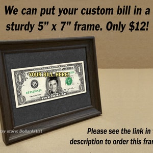DONALD TRUMP on REAL Dollar Bill Cash Money Collectible Memorabilia Celebrity Bank Note image 4
