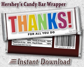 Candy Bar Wrappers - Etsy