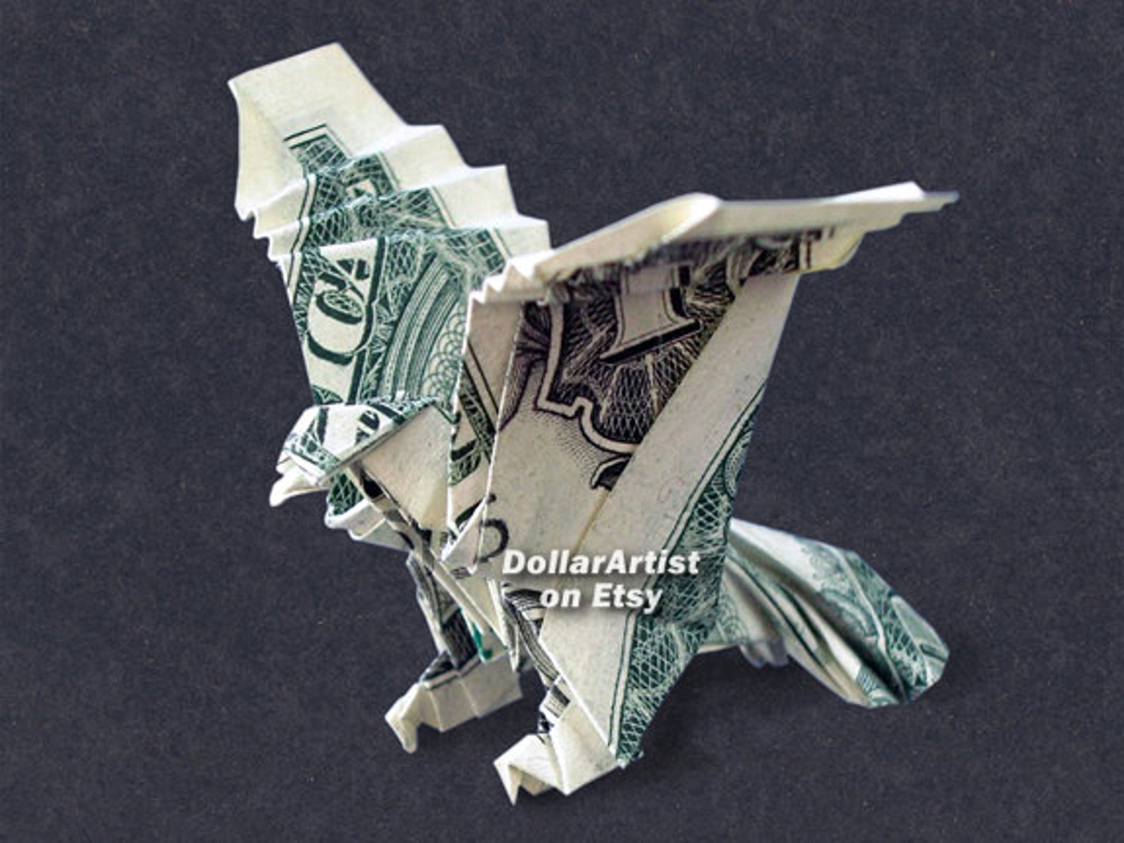 EAGLE Money Origami Dollar Bill Cash Animal Bird Etsy