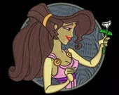 Preorder PRESALE RARE 3 quot Disneyland Hercules Megara Princess Disney Parks Embroidered Iron On Patch Applique Disneyworld Magic Kingdom