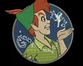 Preorder PRESALE RARE 3 quot Disneyland Peter Pan Tinkerbell Disney Parks Embroidered Iron On Patch Applique Inspired Disneyworld Magic Kingdom