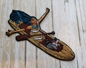 RARE 5 quot x 3 quot Disneyland Pocahontas Meeko Princess Disney Parks Embroidered Iron On Patch Applique Inspired
