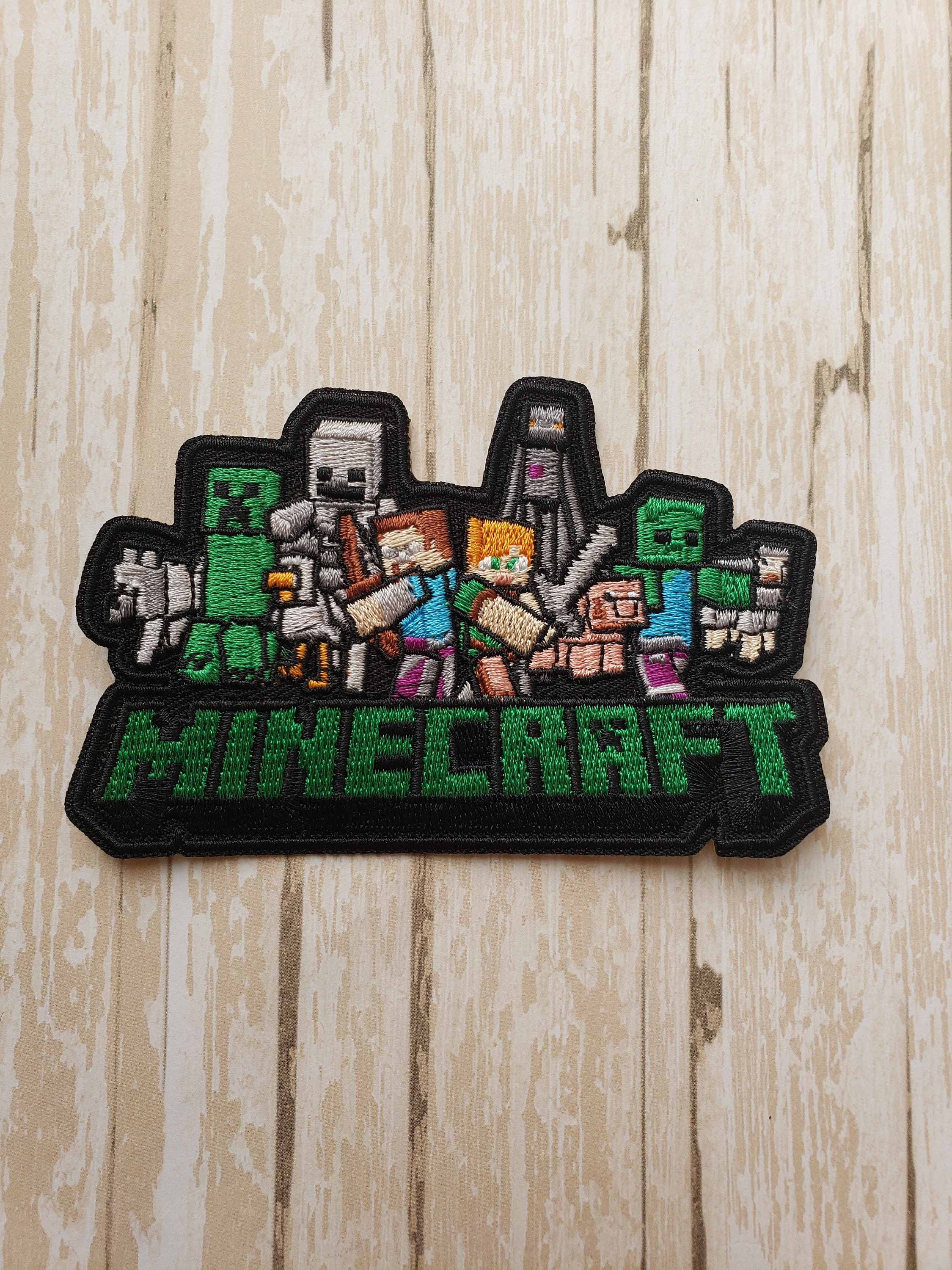 Iron On / Sew On Patches - Minecraft / Fortnite / Roblox / Peppa Pig /  England