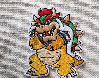 LICENSED SUPER MARIO BROS BROTHERS KART NINTENDO EMBROIDERED IRON ON PATCH  