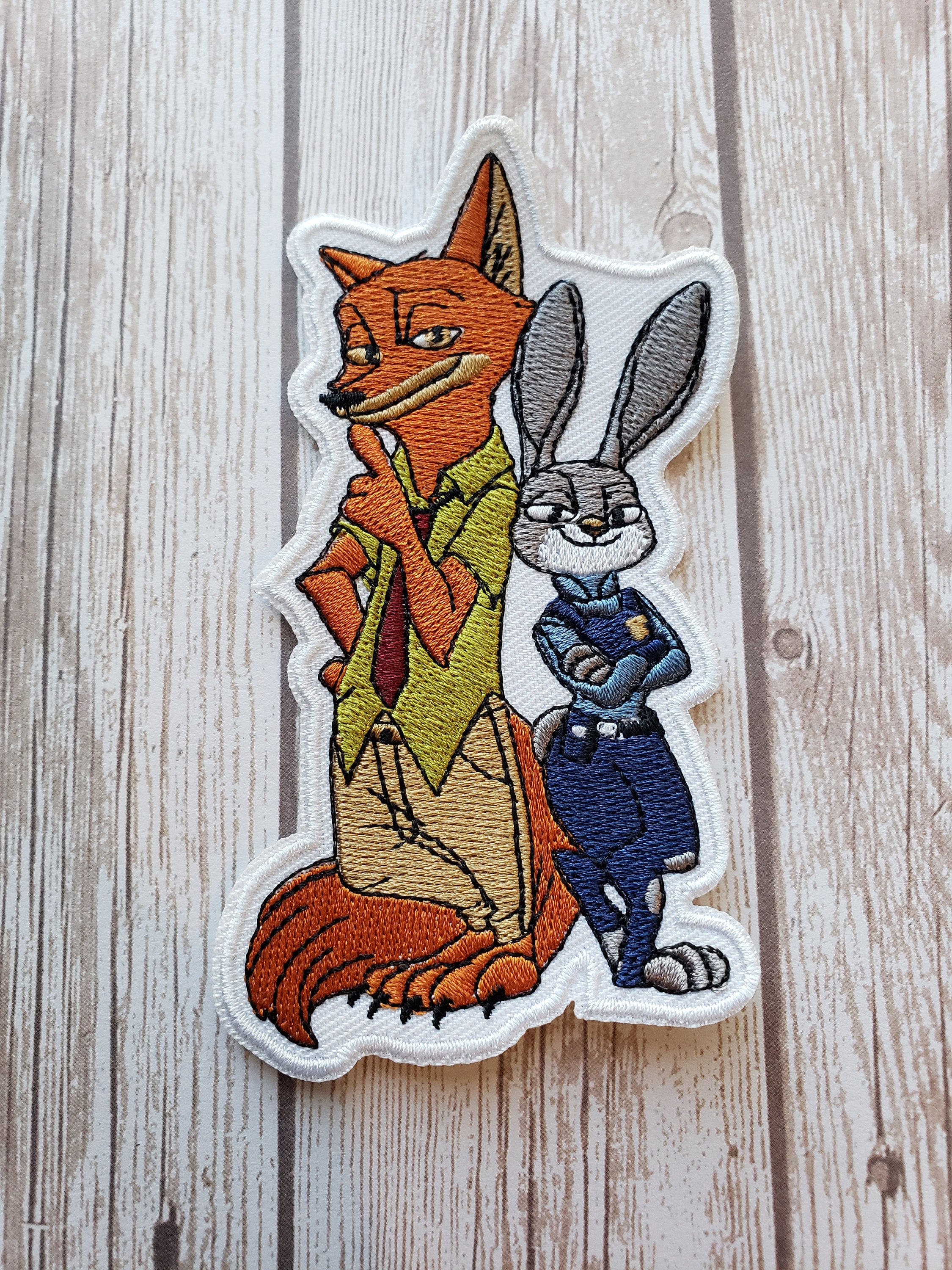 Nick Wilde and Judy Hopps Zootopia 2 Embroidery Design - Emblanka