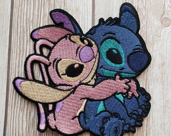 In Stock NOW 3 Angel from Lilo and Stitch Movie Pink Alien Valentine  Scrump Disneyland Disney Fabric Embroidered Iron On Patch Kawaii