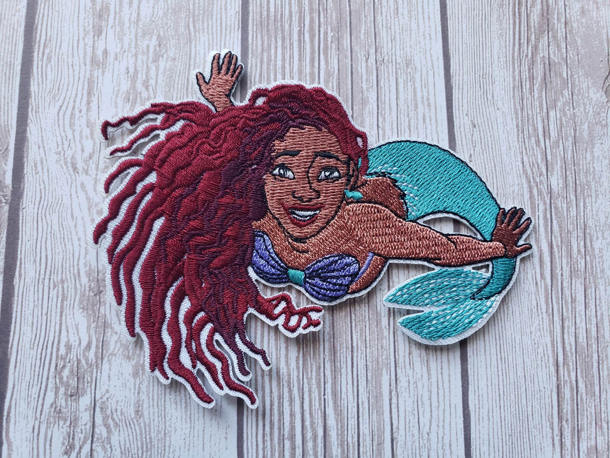 Disney Princess Ariel Embroidered Shaped Iron-On/Sew-On Patches LAST  CHANCE! - Beautiful Textiles