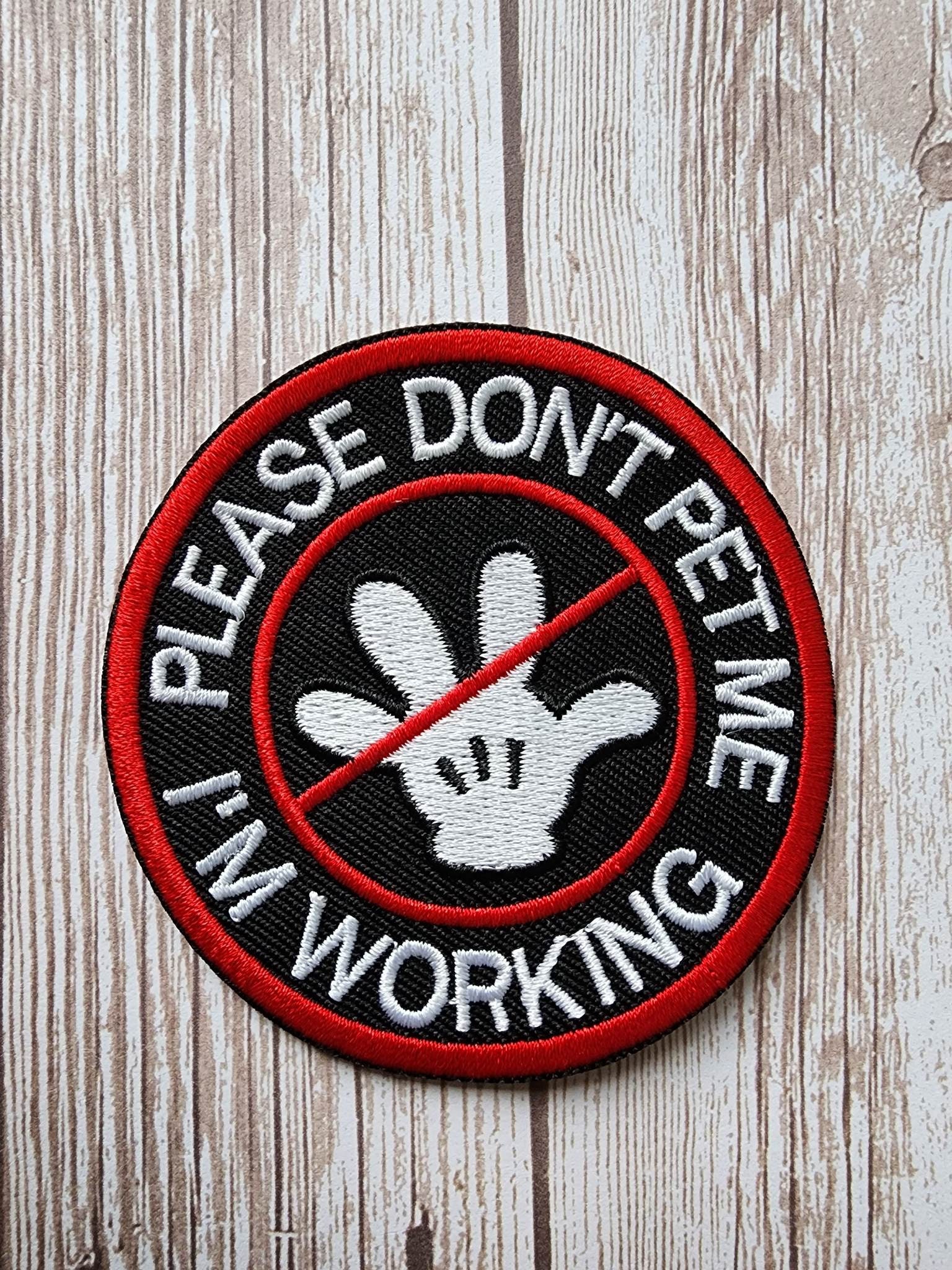 Magical Mickey Glove Hand - Do Not Pet ~ Working/Service Dog Patch