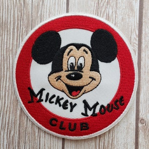 Chenille Mickey Mouse Patch Mickey Iron on Patch,mickey Heads 