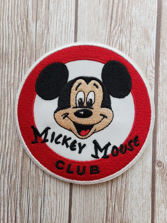 In Stock Now 4 Mickey Mouse Club Red Classic Vintage Sorcerer Disneyland  Disney Parks Embroidered Iron On Patch Pin