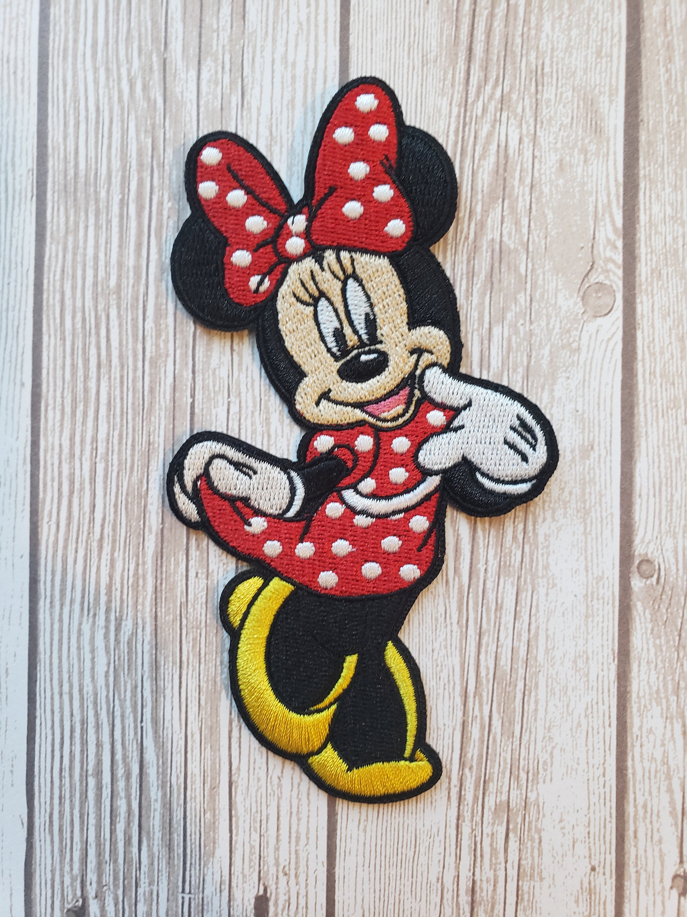 1Pcs ] Large Disney Minnie Mickey Mouse Patches for Clothing