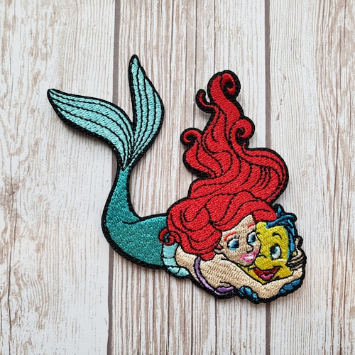Little Mermaid flounder Embroidered Hat Etsy