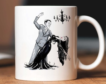 De Gotische Tango - 11oz of 15oz Keramische MOK - Romantisch / Cute / Dancer / Elegante Kunst