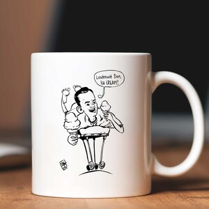Lt. Dan Eiscreme! - 11oz oder 15oz Keramik TASSE - Pop Culture / Filmszene / Lustige Kunst