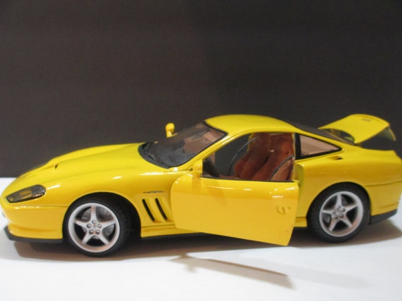 Maisto Ferrari 550 Maranello Yellow Maisto Ferrari Model Car Ferrari 550 Model Car Ferrari 550 Maranello