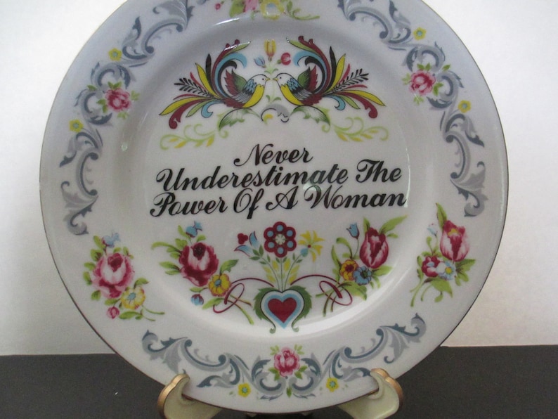 Powerful Woman Plate POWER OF WOMEN Plate Women Power Plate
