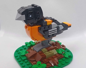 Custom Baltimore Oriole Backyard Birds LEGO-MOC/model