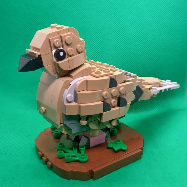 Mourning Dove Bird Custom LEGO-moc/model