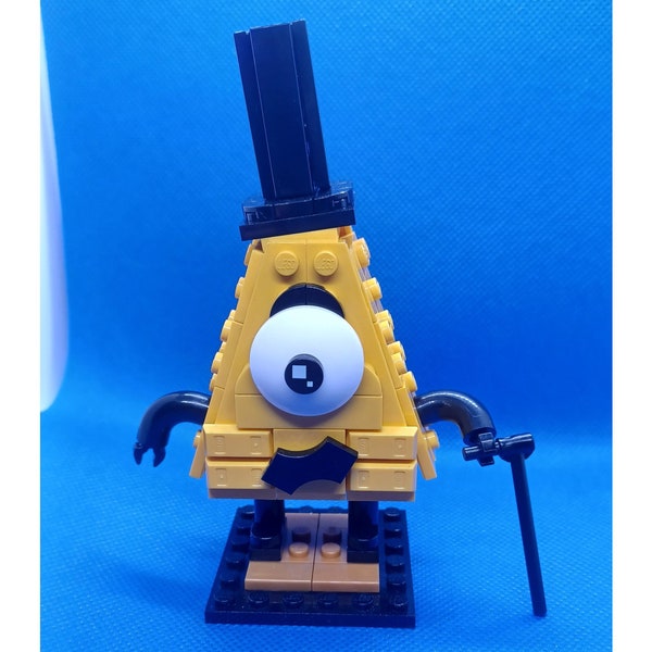 Gravity Falls custom Bill Cipher Brickheadz-inspired LEGO-MOC/model