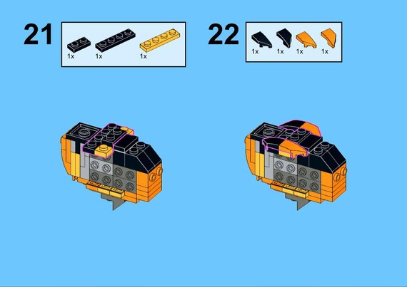 Custom Baltimore Oriole Backyard Birds Lego-moc/model - Etsy