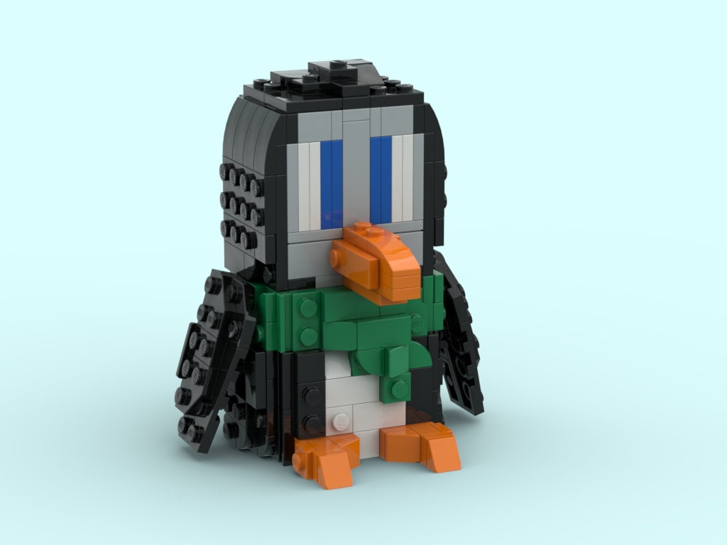Custom Holiday Penguin LEGO-MOC/model