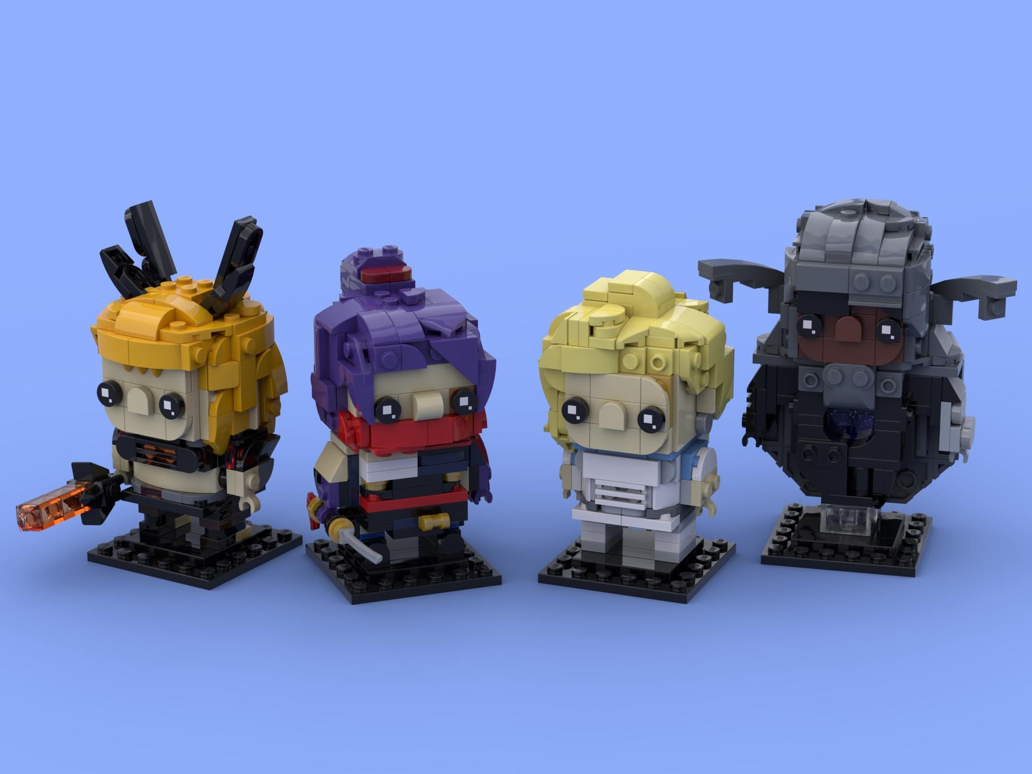 Custom Superhero Rivals-video Game Brickheadz-inspired Lego-moc/models ...