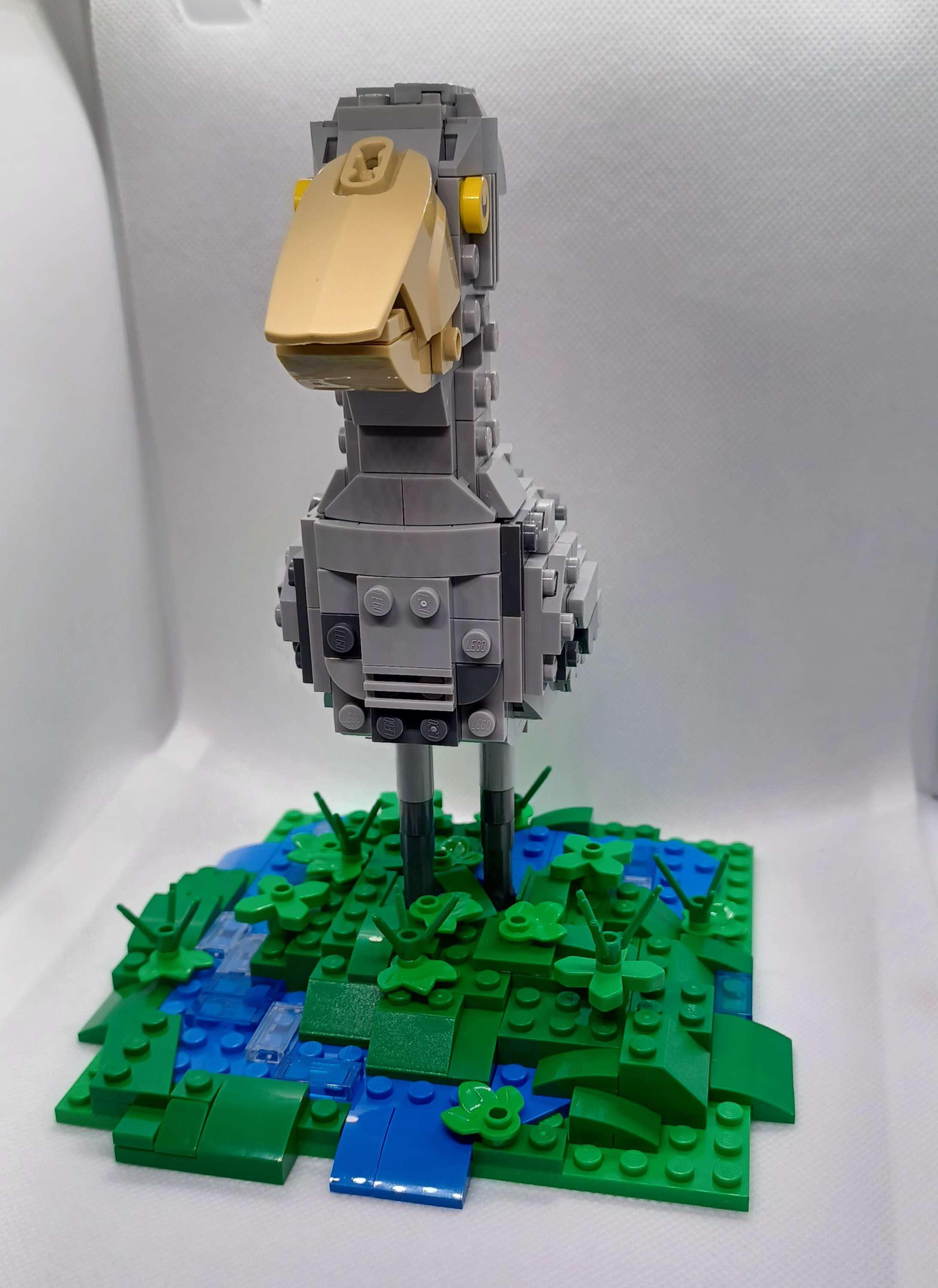 Shoebill Stork Bird Custom Lego-moc/model - Etsy