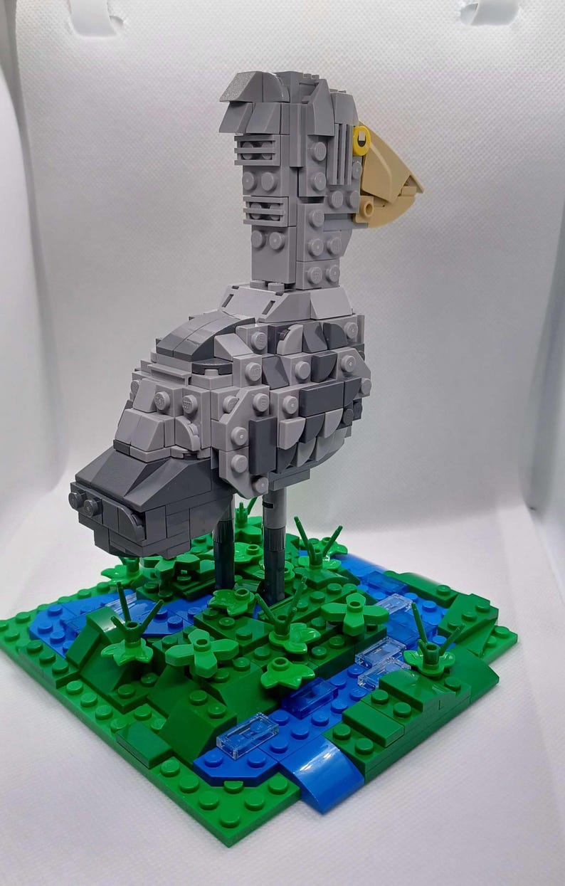 Shoebill Stork Bird Custom Lego-moc/model - Etsy