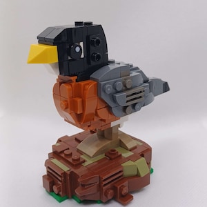 Rotkehlchen Custom Backyard Vögel LEGO-MOC / Modell