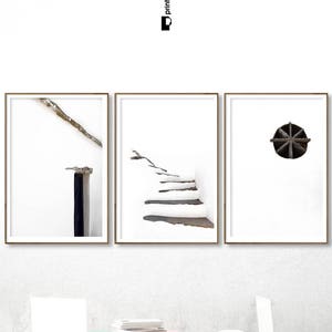 Modern Minimalist Architecture Print Set: Door, Stairs (Digital Download)