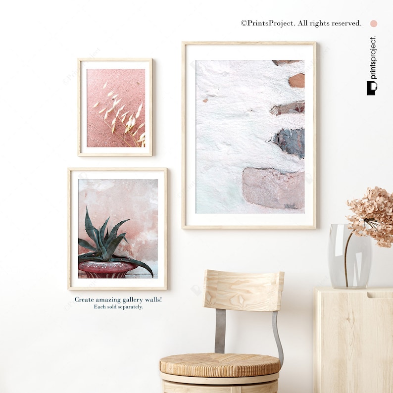 Neutral Wall Art Above Bed Art Digital Print Modern Etsy