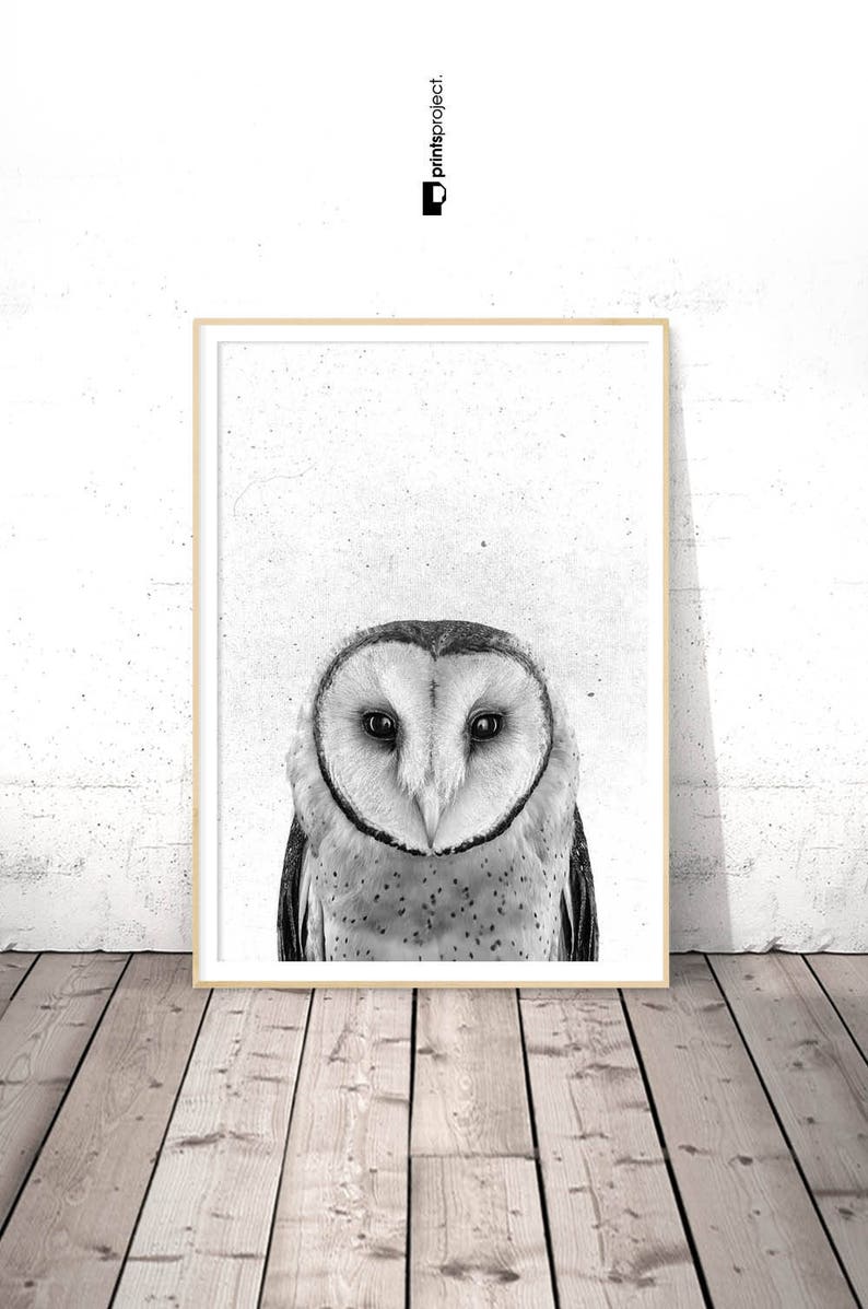 Printable Woodland Baby Shower Black and White Animal Print Woodlands Nursery Decor Owl Print Peekaboo Animals Baby Woodland Decor