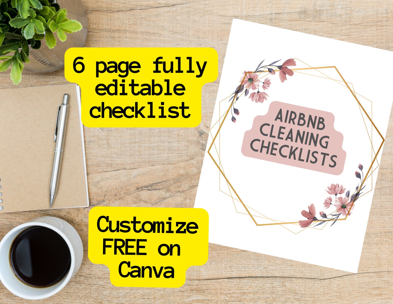 Editable Airbnb Cleaning Checklist VRBO After Checkout Etsy