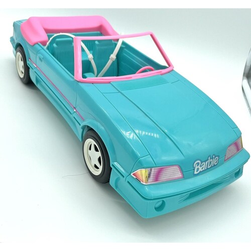 Vintage Pink Barbie Convertible Corvette Car / Mattel 1994 / - Etsy
