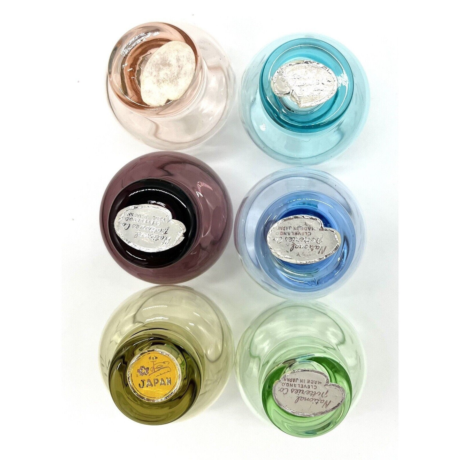 Napco MCM Original Brandy Etched Glass Inhalers Original Box 1 Etsy