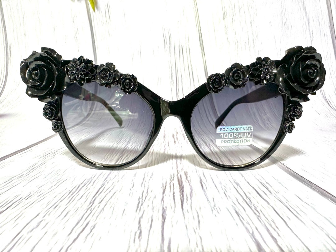 Gothic Sunglasses, Pin up Sunglasses, Cat Eye Sunglasses, Retro