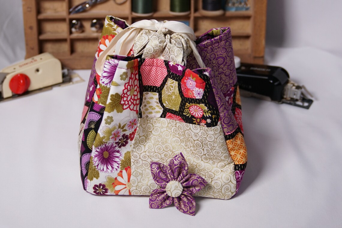 Japanese Rice Bag Komebukuro Rice Bag Toiletry Bag Etsy