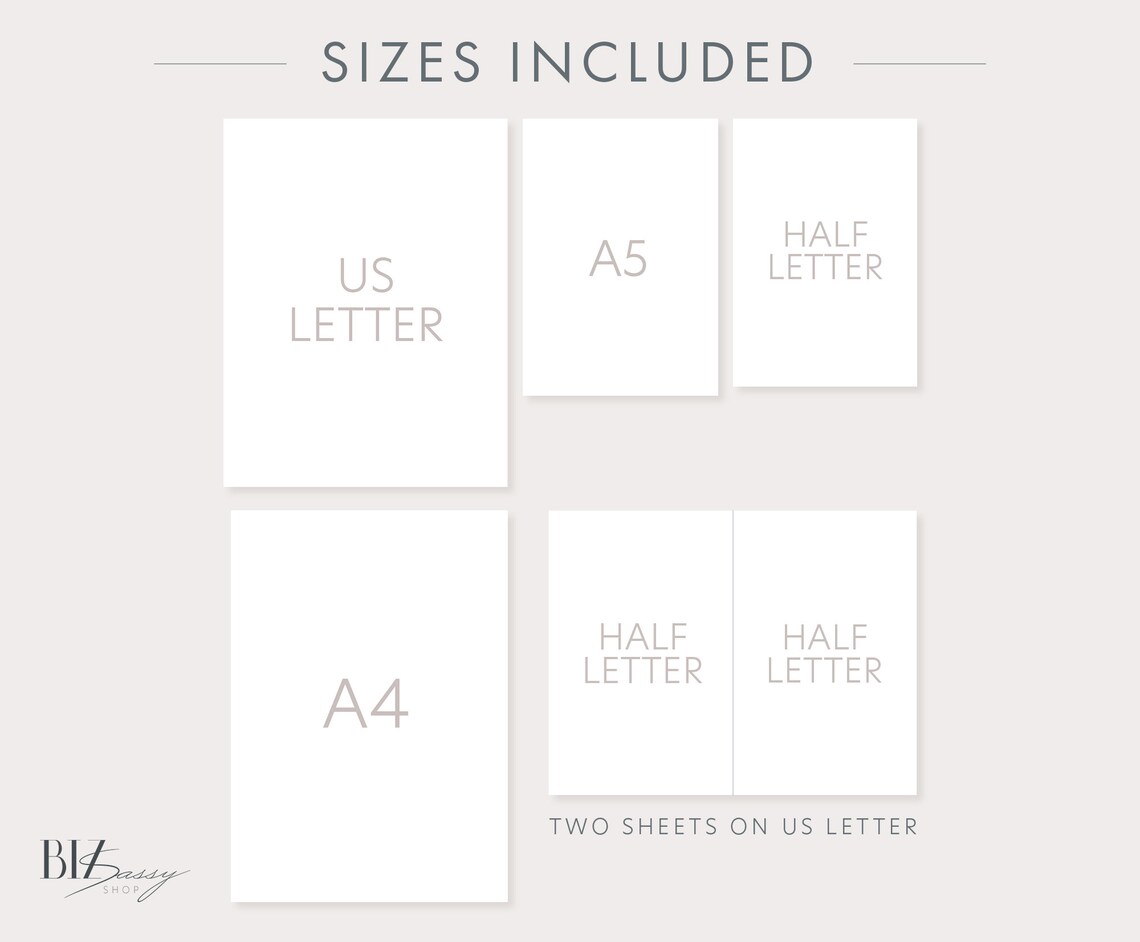Printable Planner Bundle Planner Printables Undated Planner - Etsy